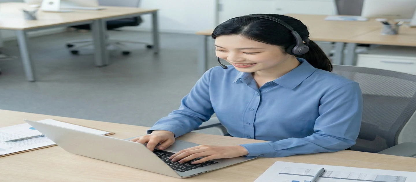 안내 정리 방법 상담을 진행하는 장면을 담은 참고 사진